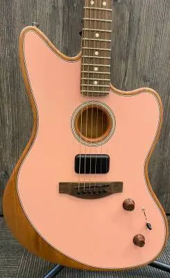 Fender - Acoustasonic Player Jazzmaster, Rosewood Fingerboard - Shell Pink